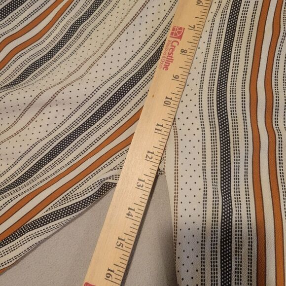 Tiziano Zorzan Modal Striped Wide Leg Pants Size Medium - Picture 6 of 9